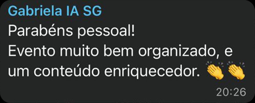 Depoimento de participante