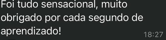 Depoimento de participante