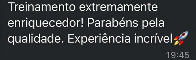 Depoimento de participante